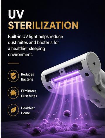 3-in-1 UV Dust & Mite Vacuum Cleaner