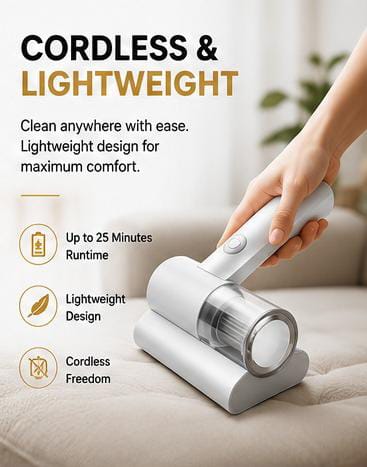 3-in-1 UV Dust & Mite Vacuum Cleaner