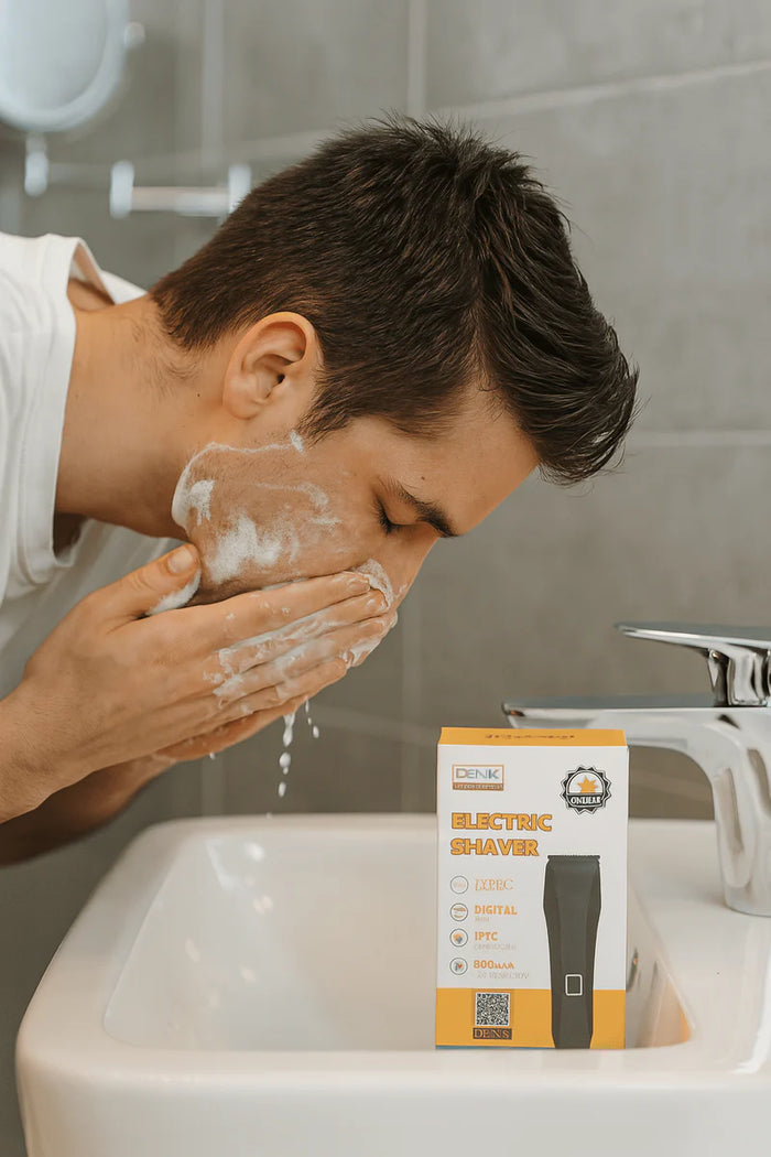 DENX Electric Shaver – Waterproof USB-C Rechargeable Beard Trimmer