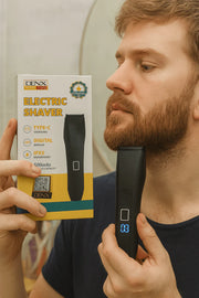 DENX Electric Shaver – Waterproof USB-C Rechargeable Beard Trimmer