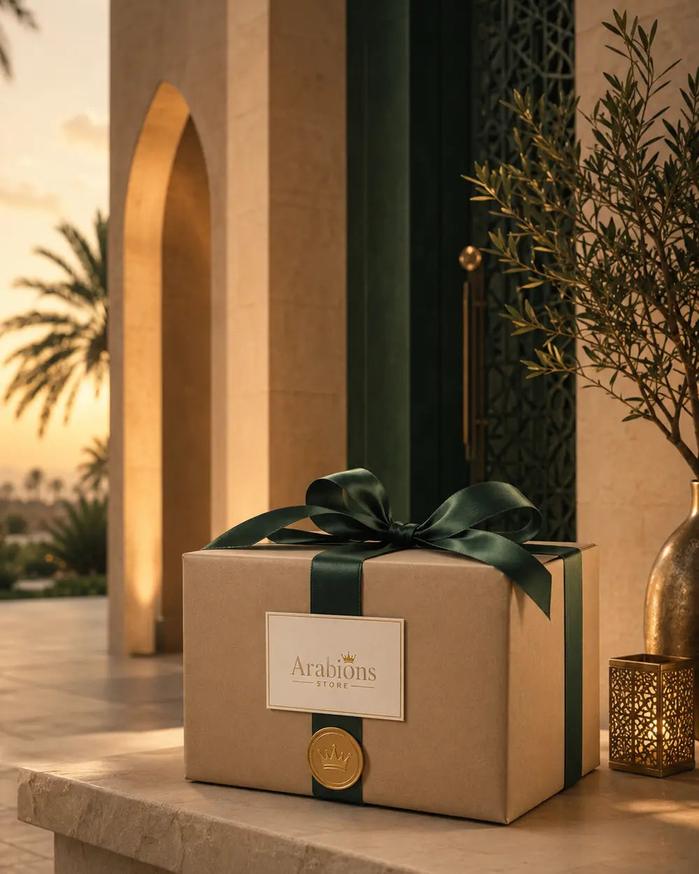 Premium Arabions delivery package at a Saudi home